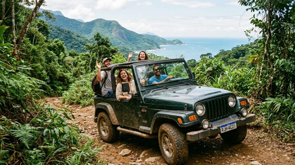 Passeio em Castelhanos de Jeep